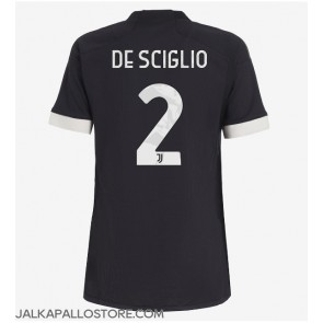 Juventus Mattia De Sciglio #2 Kolmaspaita Naisten 2023-24 Lyhythihainen
